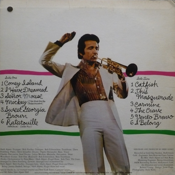 Herb Alpert & The Tijuana Brass - Coney Island (LP, Album) (Near Mint (NM or M-)) - Image 2