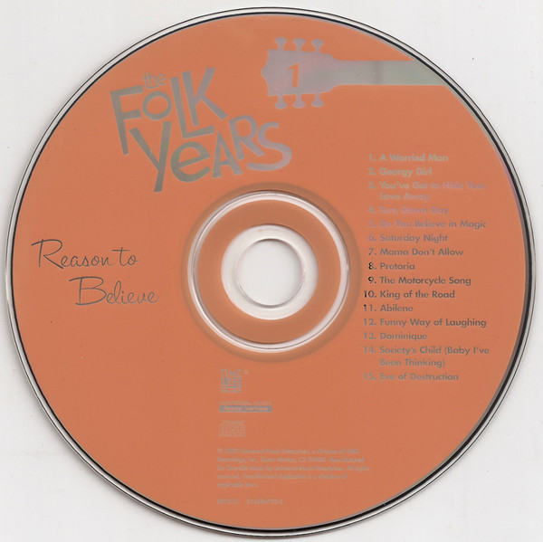 Various - The Folk Years Reason To Believe (2xCD, Comp) (Mint (M)) - Image 3
