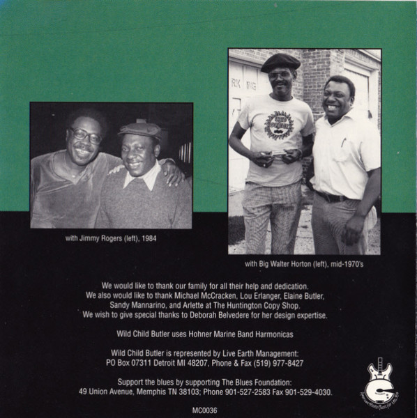 Wild Child Butler With Special Guests Jimmy Rogers & Pinetop Perkins - Lickin' Gravy (CD, Album) (Near Mint (NM or M-)) - Image 2