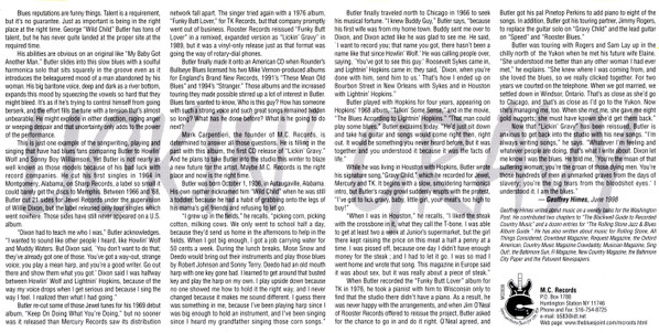 Wild Child Butler With Special Guests Jimmy Rogers & Pinetop Perkins - Lickin' Gravy (CD, Album) (Near Mint (NM or M-)) - Image 3