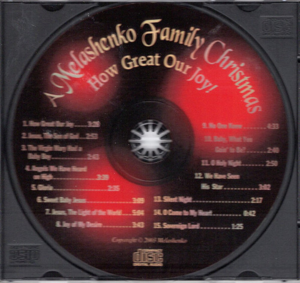 The Melashekno Family - A Melashenko Famlily Christmas (CD) (Near Mint (NM or M-)) - Image 3