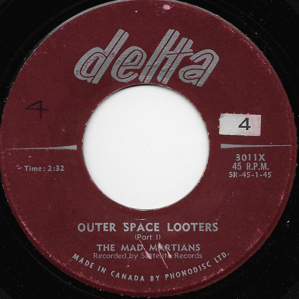 Mad Martians - Outer Space Looters (7") (Near Mint (NM or M-))