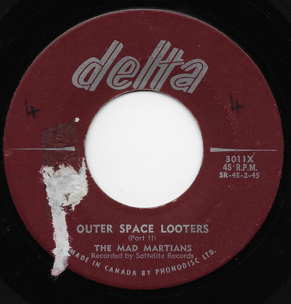 Mad Martians - Outer Space Looters (7") (Near Mint (NM or M-)) - Image 2