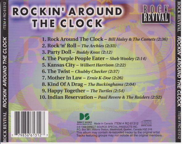Various - Rockin' Around The Clock (CD, Comp) (Mint (M)) - Image 2