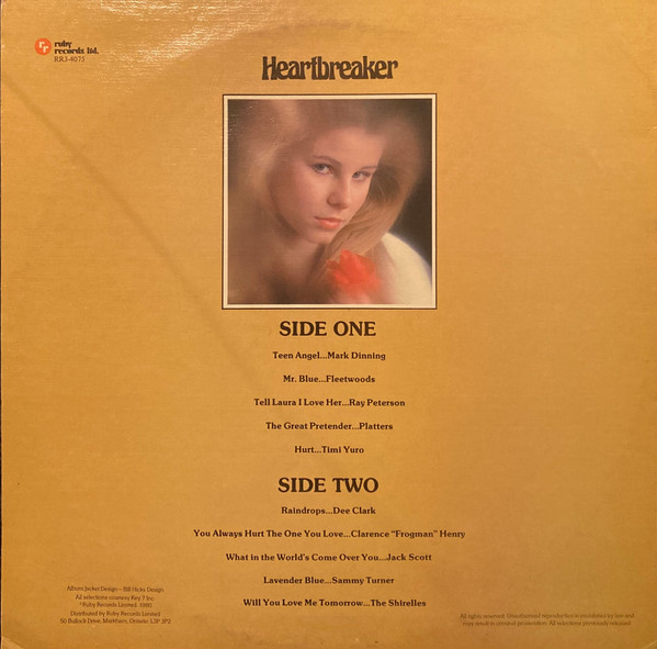Various - Heartbreaker (LP, Comp) (Mint (M)) - Image 2