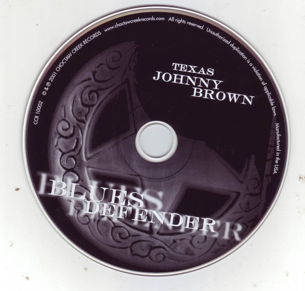 Texas Johnny Brown - Blues Defender (CD, Album) (Near Mint (NM or M-)) - Image 3