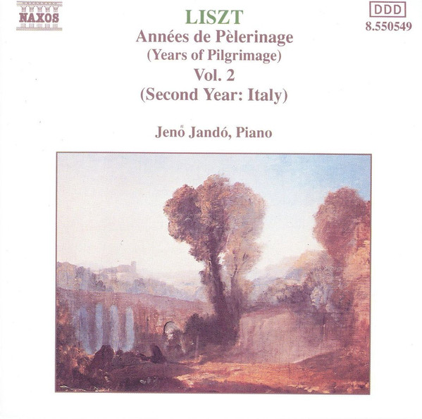 Franz Liszt, Jenö Jandó - Années de Pèlerinage - Vol. 2 (CD, Album) (Mint (M))