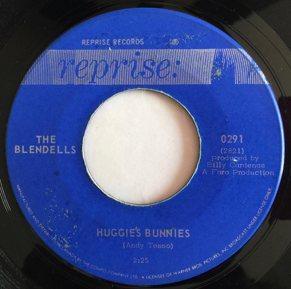 The Blendells - La La La La La / Huggie's Bunnies (7", Single) (Very Good Plus (VG+)) - Image 2