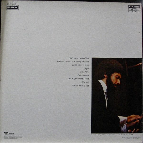Monty Alexander - Zing ! (LP, Album, RE, Gat) (Very Good Plus (VG+)) - Image 4