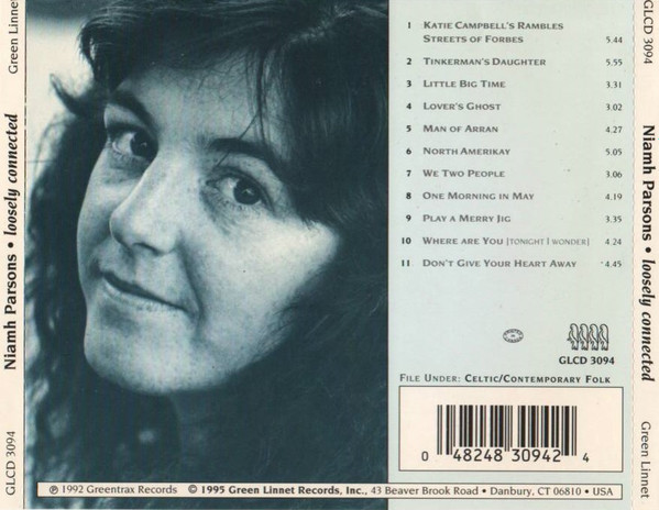 Niamh Parsons - Loosely Connected (CD, Album) (Near Mint (NM or M-)) - Image 2