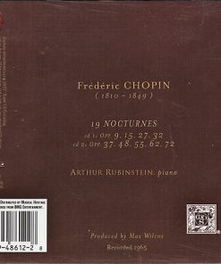Alternative view of Frédéric Chopin / Arthur Rubinstein - 19 Nocturnes (2xCD, RE, RM) (Mint (M))