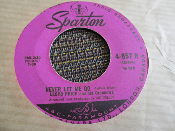 Lloyd Price And His Orchestra - Lady Luck (7", Single) (Very Good (VG)) - Image 4