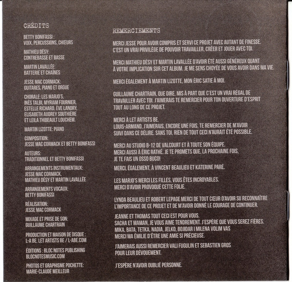 Béatrice Bonifassi - Lomax (CD, Album) (Near Mint (NM or M-)) - Image 4