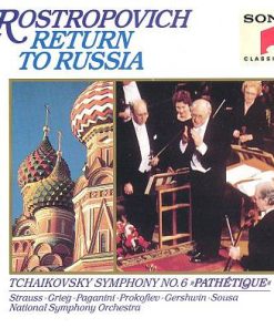 Mstislav Rostropovich, National Symphony Orchestra - Return To Russia (CD, Album) (Near Mint (NM or M-))