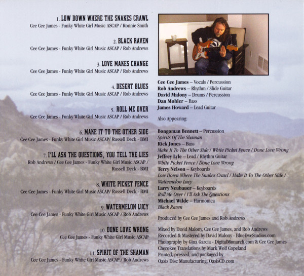 Cee Cee James - Low Down Where The Snakes Crawl (CD, Album) (Mint (M)) - Image 2
