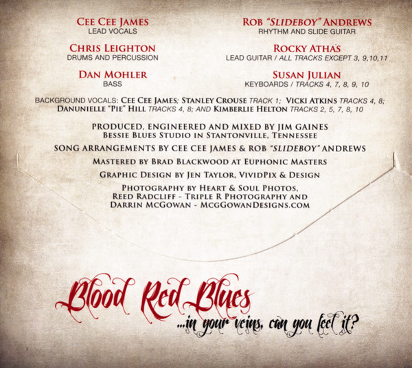 Cee Cee James - Blood Red Blues (CD, Album) (Mint (M)) - Image 4