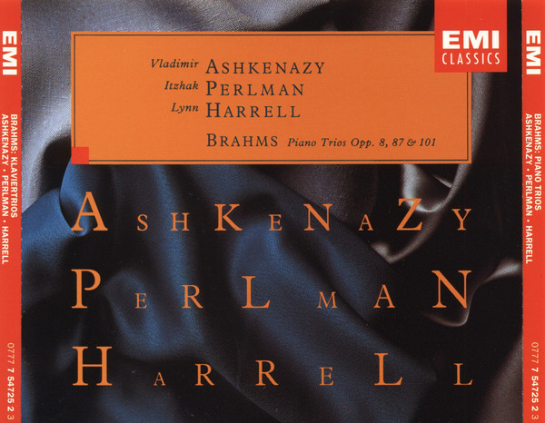 Johannes Brahms, Vladimir Ashkenazy, Itzhak Perlman, Lynn Harrell - Piano Trios (2xCD + Box) (Near Mint (NM or M-)) - Image 3