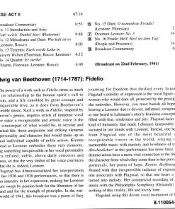 Ludwig van Beethoven - Kirsten Flagstad, René Maison, Julius Huehn, Marita Farell, Alexander Kipnis, Karl Laufkötter, Herbert Janssen (2), Metropolitan Opera Chorus And The Metropolitan Opera House Orchestra, Bruno Walter - Fidelio (2xCD, RE, RM) (Mint (M)) - Image 3