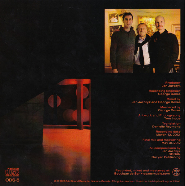 Jan Jarczyk With Fraser Hollins And Jim Doxas - Full Circle (CD, Album) (Mint (M)) - Image 3