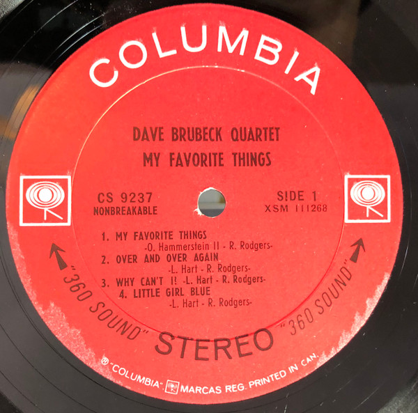 The Dave Brubeck Quartet - My Favorite Things (LP, Album) (Very Good Plus (VG+)) - Image 3
