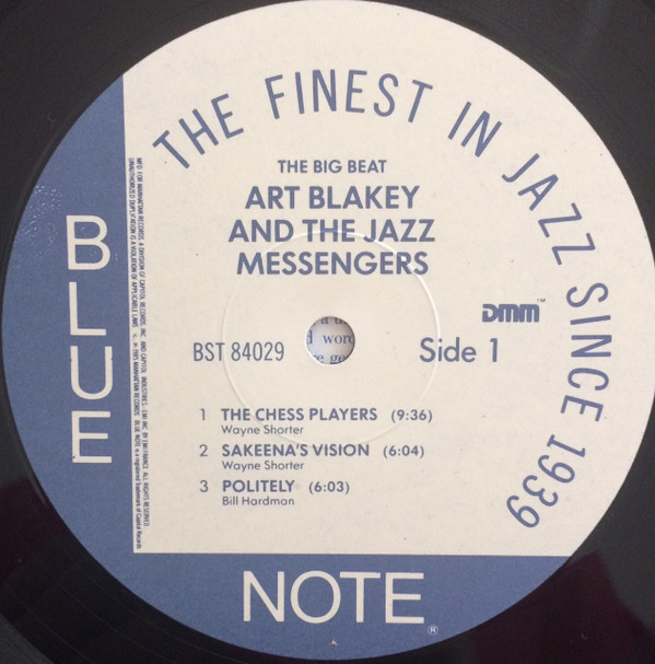 Art Blakey & The Jazz Messengers - The Big Beat (LP, Album, RE, RM, DMM) (Near Mint (NM or M-)) - Image 3