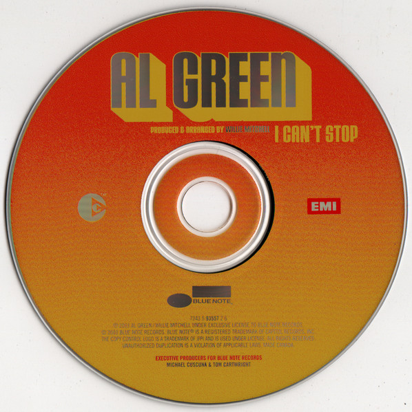Al Green - I Can't Stop (CD, Album, Copy Prot.) (Near Mint (NM or M-)) - Image 3