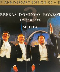 José Carreras, Placido Domingo, Luciano Pavarotti, Zubin Mehta - In Concert  (CD, RE + DVD, RE, NTSC + 25t) (Near Mint (NM or M-))