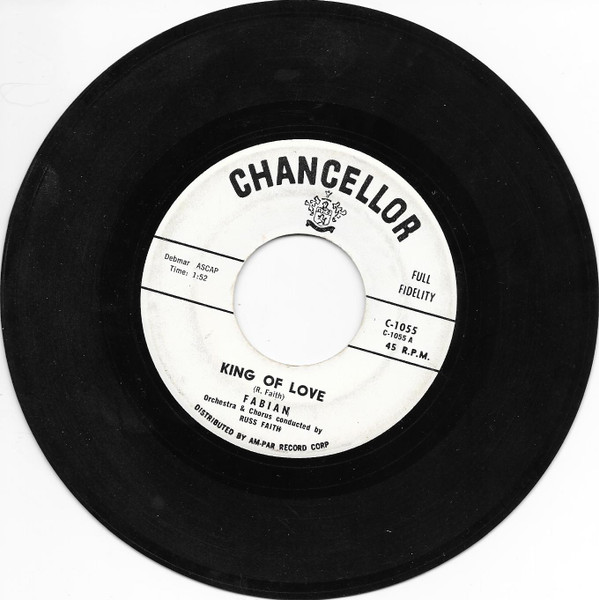Fabian (6) - King Of Love / Tomorrow (7", Single) (Near Mint (NM or M-))