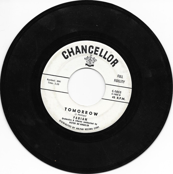 Fabian (6) - King Of Love / Tomorrow (7", Single) (Near Mint (NM or M-)) - Image 2