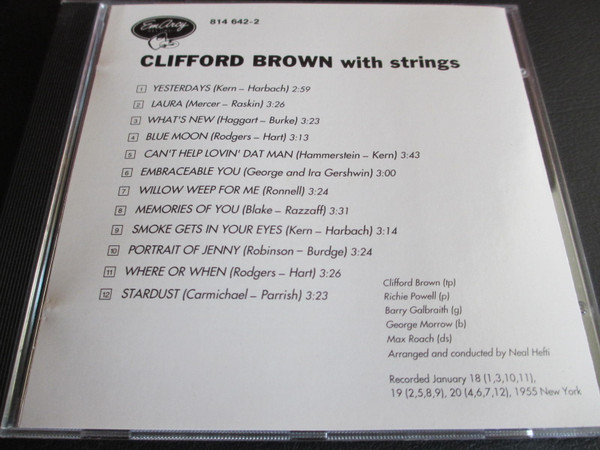 Clifford Brown - Clifford Brown With Strings (CD, Album, RE) (Near Mint (NM or M-)) - Image 2