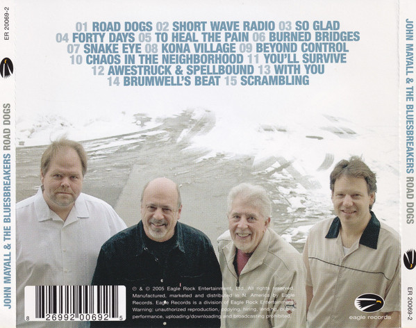 John Mayall & The Bluesbreakers - Road Dogs (CD, Album) (Near Mint (NM or M-)) - Image 2