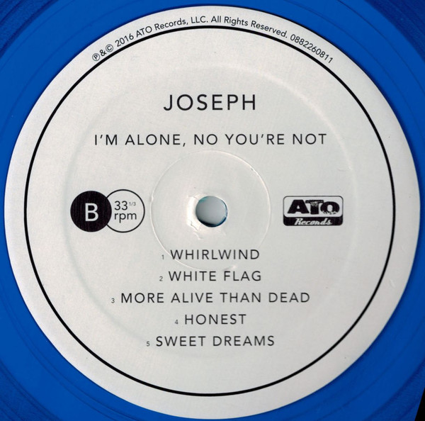 Joseph (15) - I'm Alone, No You're Not (LP, Album, Blu) (Near Mint (NM or M-)) - Image 3