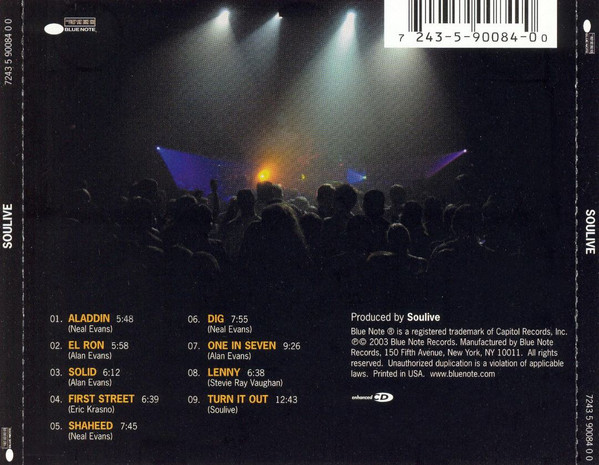 Soulive - Soulive (CD, Album, Enh) (Near Mint (NM or M-)) - Image 2