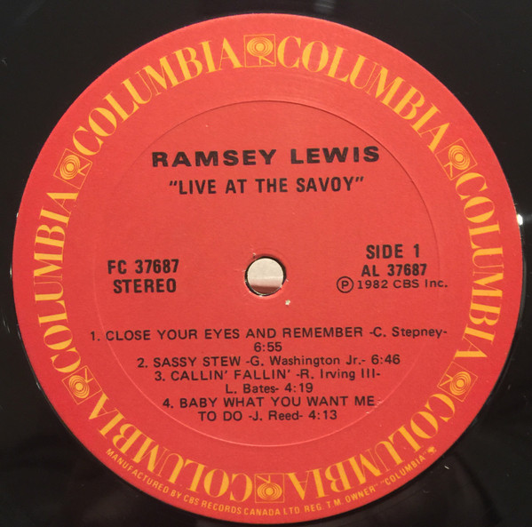 Ramsey Lewis - Live At The Savoy (LP, Album) (Mint (M)) - Image 3