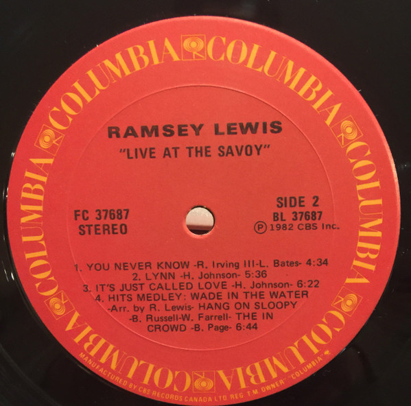 Ramsey Lewis - Live At The Savoy (LP, Album) (Mint (M)) - Image 4