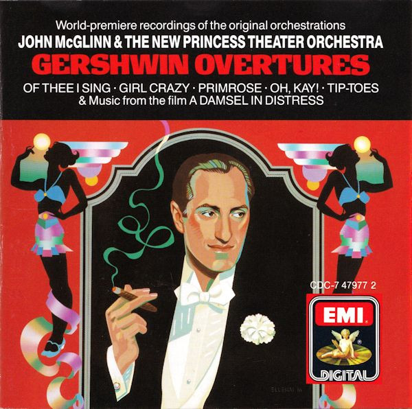 George Gershwin - John McGlinn & The New Princess Orchestra - Gershwin Overtures (CD, Album) (Near Mint (NM or M-))