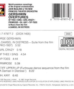 Alternative view of George Gershwin - John McGlinn & The New Princess Orchestra - Gershwin Overtures (CD, Album) (Near Mint (NM or M-))