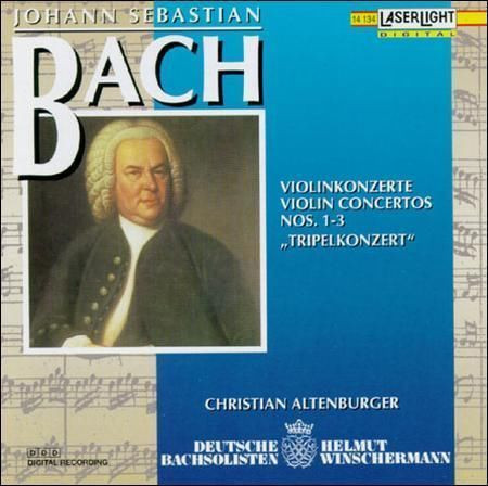 Johann Sebastian Bach / Deutsche Bachsolisten • Helmut Winschermann / Christian Altenburger - Violinkonzerte NOS. 1-3 "Tripelkonzert" (CD, Comp) (Near Mint (NM or M-))