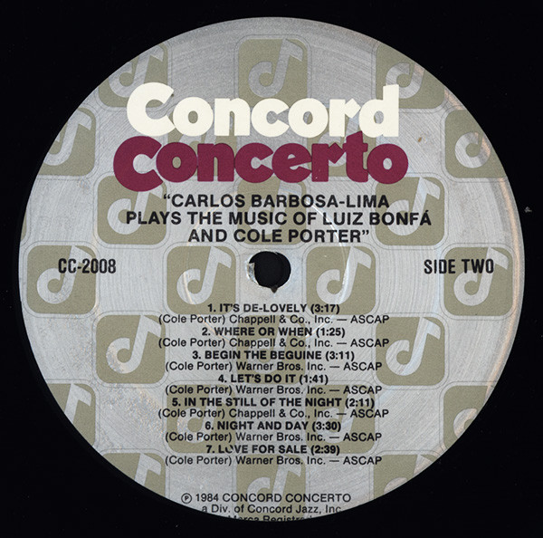 Carlos Barbosa-Lima - Plays The Music Of Luiz Bonfá And Cole Porter (LP, Album) (Near Mint (NM or M-)) - Image 4