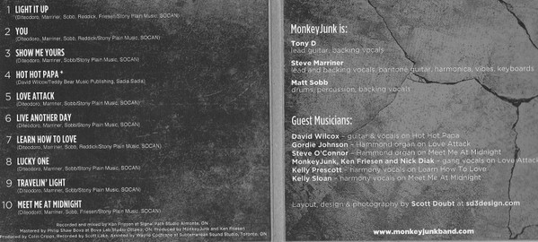 MonkeyJunk - Moon Turn Red (CD) (Near Mint (NM or M-)) - Image 2