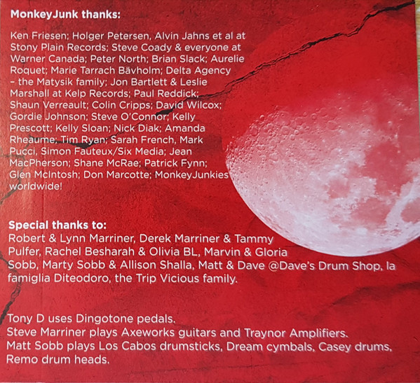 MonkeyJunk - Moon Turn Red (CD) (Near Mint (NM or M-)) - Image 3
