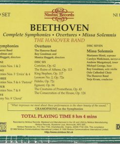 Alternative view of Ludwig van Beethoven, Hanover Band - Complete Symphonies • Overtures • Missa Solemnis (7xCD, Comp, Amb + Box) (Mint (M))