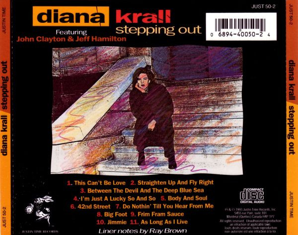 Diana Krall - Stepping Out (CD, Album, RE, RM) (Mint (M)) - Image 2