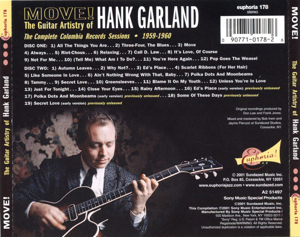 Hank Garland - Move! The Guitar Artistry Of Hank Garland (2xCD, Album, Comp, RE) (Near Mint (NM or M-)) - Image 2