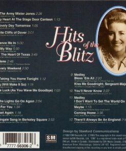 Alternative view of Vera Lynn - Hits Of The Blitz (CD, Album, RE) (Near Mint (NM or M-))