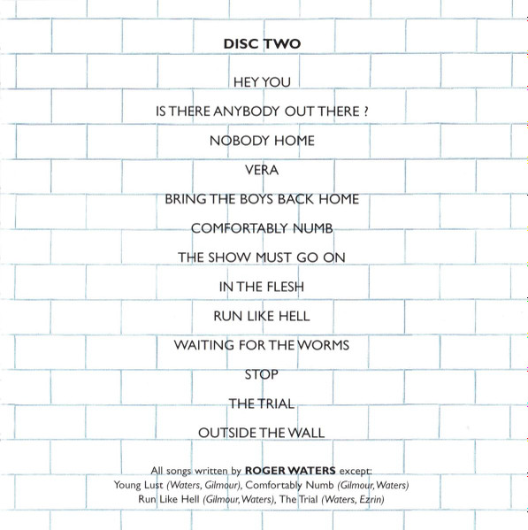 Pink Floyd - The Wall (2xCD, Album, RE + CD + RM, Dig) (Near Mint (NM or M-)) - Image 5