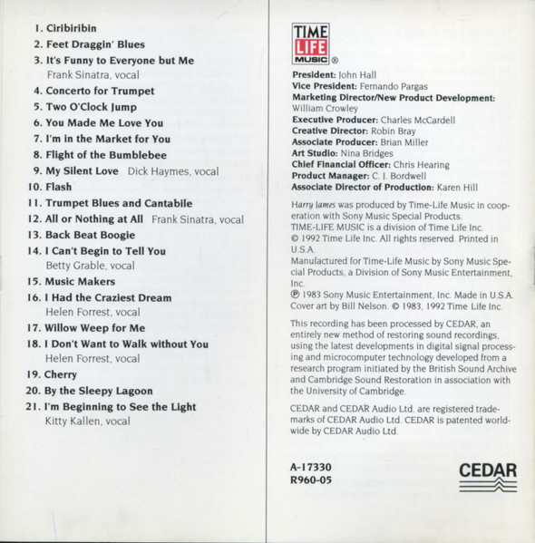 Harry James (2) - Big Bands: Harry James (CD, Comp) (Near Mint (NM or M-)) - Image 4