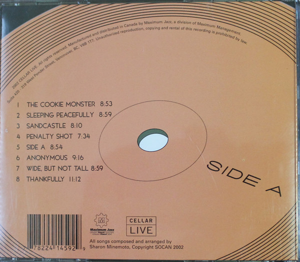 The Sharon Minemoto Quintet - Side A (CD) (Mint (M)) - Image 4
