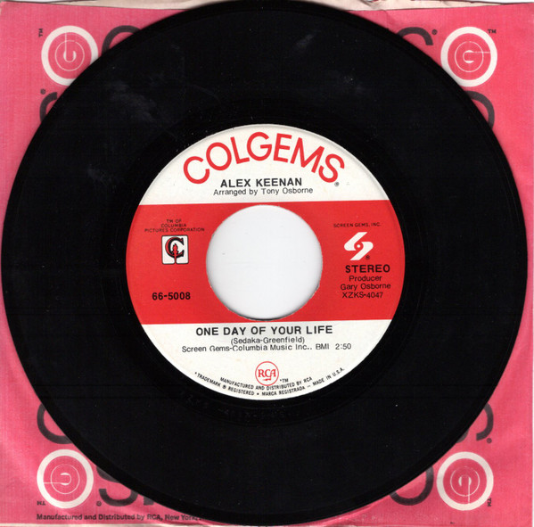 Alex Keenan - One Day Of Your Life / The Power Of Your Mind (7") (Near Mint (NM or M-))