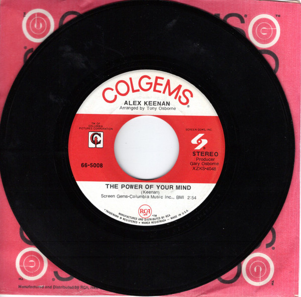 Alex Keenan - One Day Of Your Life / The Power Of Your Mind (7") (Near Mint (NM or M-)) - Image 2